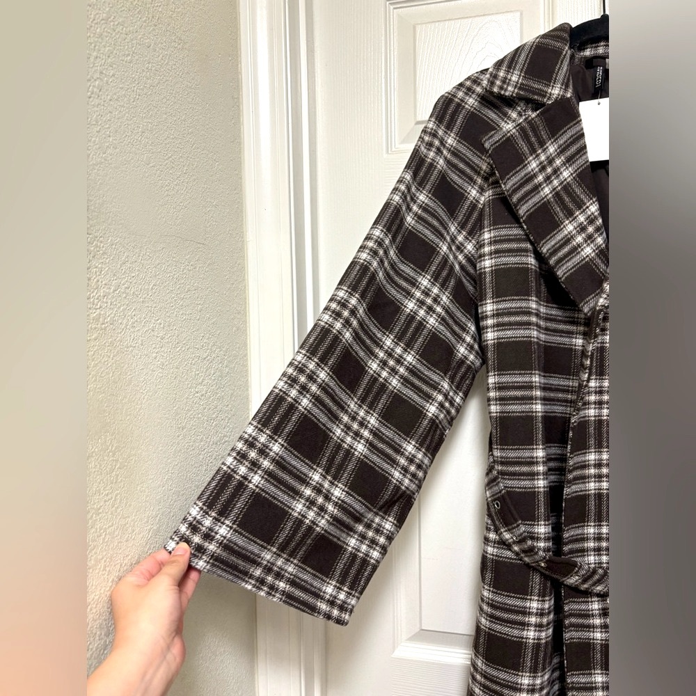 NWT H&M Belted Maxi Coat - Picture 6 of 9